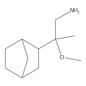 2-{Bicyclo[2.2.1]heptan-2-yl}-2-methoxypropan-1-amine结构式