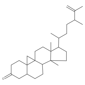 (5I+/-)-14-Methyl-9,19-cycloergost-25-en-3-one结构式