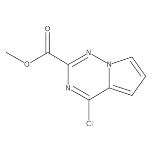 Methyl 4-chloropyrrolo[2,1-f][1,2,4]triazine-2-carboxylate Structure