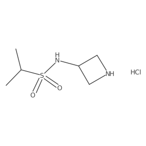 N-(azetidin-3-yl)propane-2-sulfonamide hydrochloride结构式