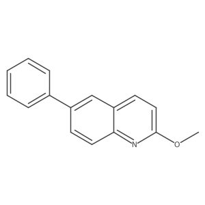 2-Methoxy-6-phenylquinoline结构式
