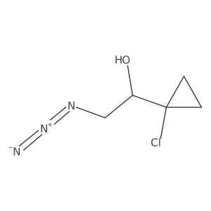 (1S)-2-azido-1-(1-chlorocyclopropyl)ethan-1-ol Structure