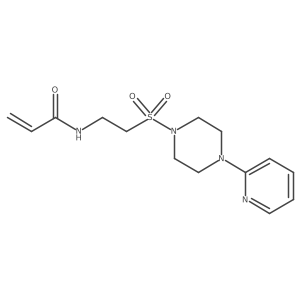 N-[2-(4-Pyridin-2-ylpiperazin-1-yl)sulfonylethyl]prop-2-enamide结构式