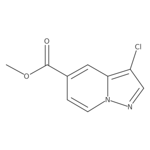 Methyl 3-chloropyrazolo[1,5-a]pyridine-5-carboxylate Structure