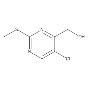 5-Chloro-4-(hydroxymethyl)-2-(methylthio)pyrimidine Structure