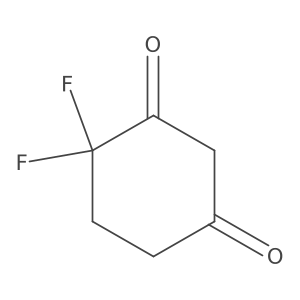 4,4-Difluorocyclohexane-1,3-dione结构式
