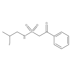 N-(2-fluoropropyl)-2-oxo-2-phenylethane-1-sulfonamide Structure