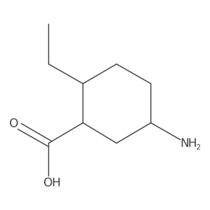 5-Amino-2-ethylcyclohexane-1-carboxylic acid Structure
