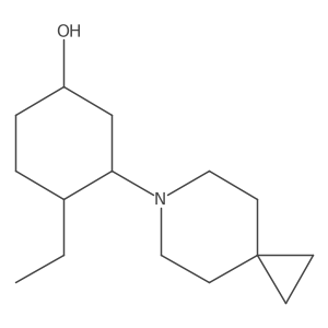 3-{6-Azaspiro[2.5]octan-6-yl}-4-ethylcyclohexan-1-ol结构式