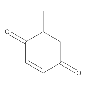 5-Methyl-2-cyclohexene-1,4-dione结构式