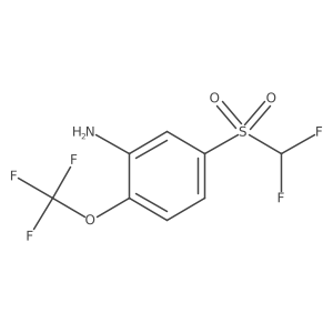 5-(Difluoromethylsulfonyl)-2-(trifluoromethoxy)aniline Structure