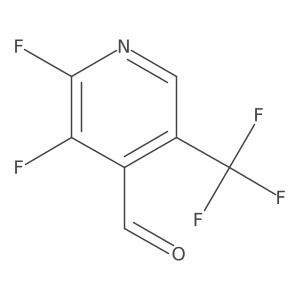 2,3-Difluoro-5-(trifluoromethyl)pyridine-4-carbaldehyde结构式