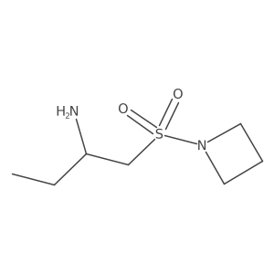 1-(Azetidine-1-sulfonyl)butan-2-amine Structure