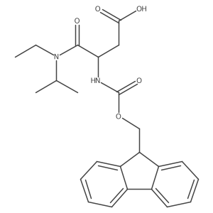 3-[ethyl(propan-2-yl)carbamoyl]-3-({[(9H-fluoren-9-yl)methoxy]carbonyl}amino)propanoic acid Structure
