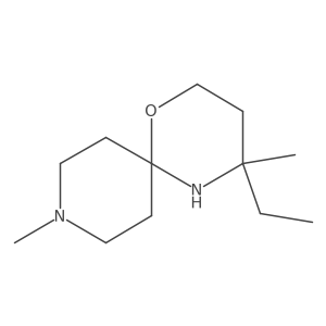 4-Ethyl-4,9-dimethyl-1-oxa-5,9-diazaspiro[5.5]undecane Structure