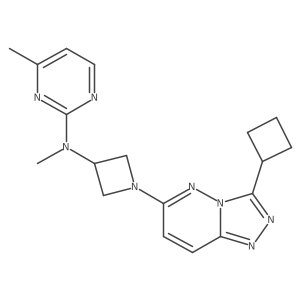 N-(1-{3-cyclobutyl-[1,2,4]triazolo[4,3-b]pyridazin-6-yl}azetidin-3-yl)-N,4-dimethylpyrimidin-2-amine结构式
