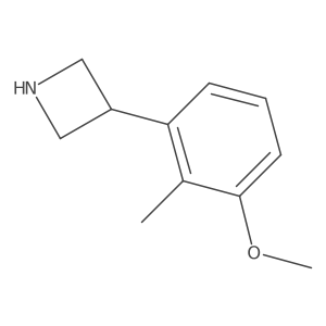 3-(3-Methoxy-2-methylphenyl)azetidine结构式