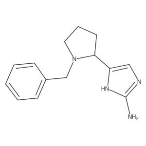 5-(1-benzylpyrrolidin-2-yl)-1H-imidazol-2-amine Structure