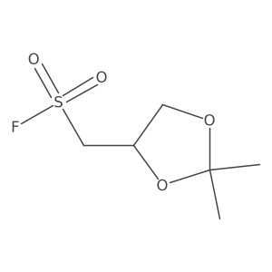 (2,2-Dimethyl-1,3-dioxolan-4-yl)methanesulfonyl fluoride Structure