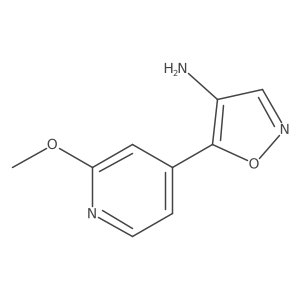 5-(2-Methoxypyridin-4-yl)-1,2-oxazol-4-amine结构式