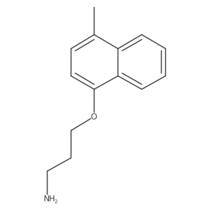 3-[(4-Methylnaphthalen-1-yl)oxy]propan-1-amine结构式