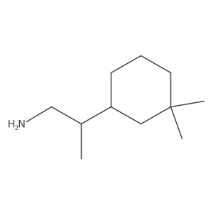 (2R)-2-(3,3-Dimethylcyclohexyl)propan-1-amine结构式
