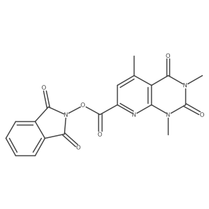 1,3-dioxo-2,3-dihydro-1H-isoindol-2-yl 1,3,5-trimethyl-2,4-dioxo-1H,2H,3H,4H-pyrido[2,3-d]pyrimidine-7-carboxylate结构式