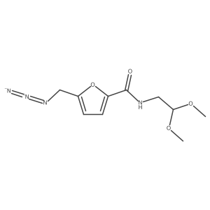 5-(azidomethyl)-N-(2,2-dimethoxyethyl)furan-2-carboxamide Structure