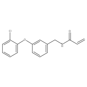 N-{[3-(2-chlorophenoxy)phenyl]methyl}prop-2-enamide结构式