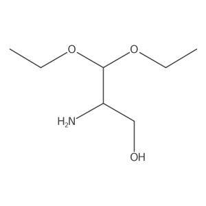 2-Amino-3,3-diethoxypropan-1-ol结构式