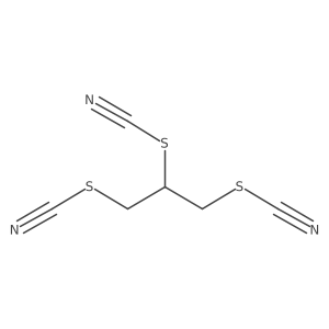 Propane-1,2,3-triyl tris(thiocyanate) Structure