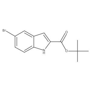 tert-butyl 5-bromo-1H-indole-2-carboxylate Structure