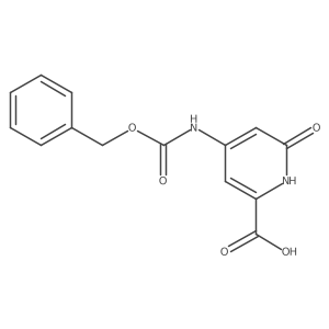 4-{[(Benzyloxy)carbonyl]amino}-6-hydroxypyridine-2-carboxylic acid结构式