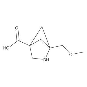 1-(Methoxymethyl)-2-azabicyclo[2.1.1]hexane-4-carboxylic acid Structure