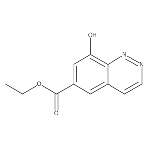 Ethyl 8-hydroxycinnoline-6-carboxylate结构式