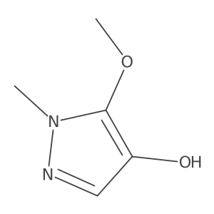 5-methoxy-1-methyl-1H-pyrazol-4-ol Structure