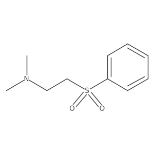 N,N-dimethyl-2-(phenylsulfonyl)ethanamine Structure