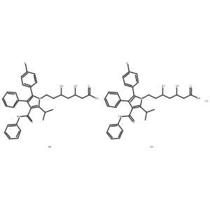 rac-AtorvastatinCalcium结构式