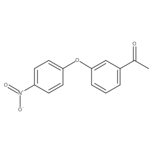 1-[3-(4-Nitrophenoxy)phenyl]ethan-1-one结构式