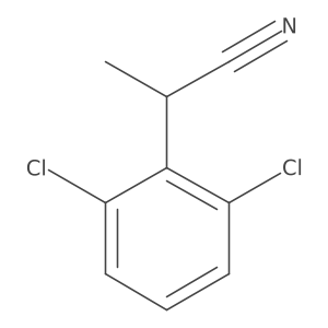 2-(2,6-Dichlorophenyl)propanenitrile结构式