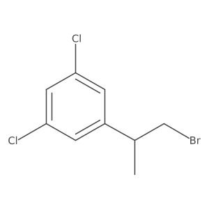 1-(1-Bromopropan-2-yl)-3,5-dichlorobenzene Structure