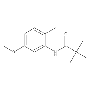 N-(5-methoxy-2-methylphenyl)-2,2-dimethylpropanamide结构式