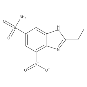 2-Ethyl-7-nitro-1H-benzo[d]imidazole-5-sulfonamide结构式
