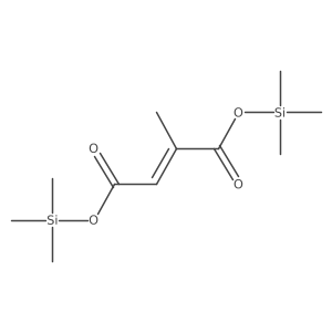 (E)-2-Methyl-2-butenedioic acid bis(trimethylsilyl) ester结构式