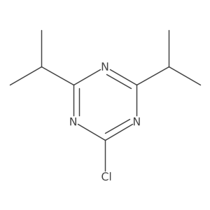 2-Chloro-4,6-diisopropyl-1,3,5-triazine结构式