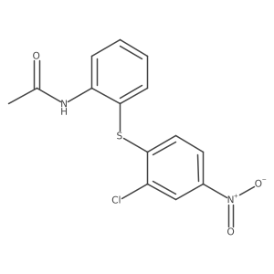 N-[2-[(2-Chloro-4-nitrophenyl)thio]phenyl]acetamide结构式