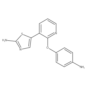 5-(2-(4-Aminophenoxy)pyridin-3-yl)thiazol-2-amine Structure