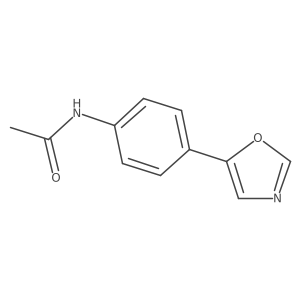 N-[4-(1,3-oxazol-5-yl)phenyl]acetamide Structure