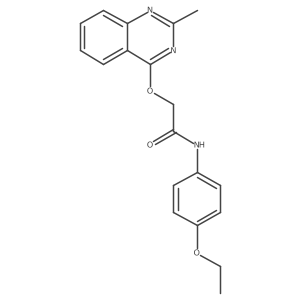 N-(4-ethoxyphenyl)-2-[(2-methylquinazolin-4-yl)oxy]acetamide结构式