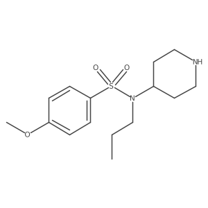4-Methoxy-n-piperidin-4-yl-n-propyl-benzenesulfonamide Structure
